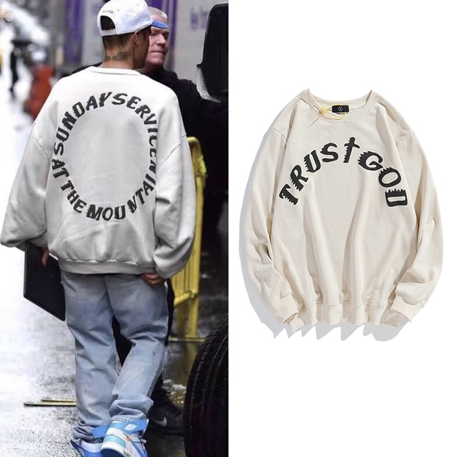 Justin Bieber Sweatshirt Sunday Service Long Sleeve Hoodie 1