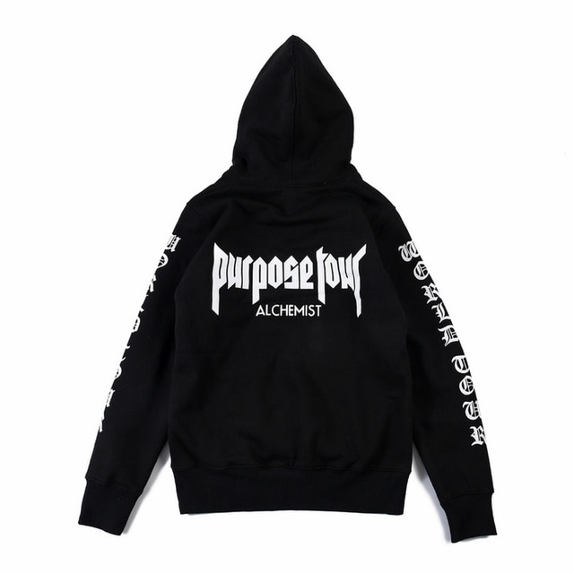 kanye Justin Bieber STAFF Printed Purpose Tour Hoodie 2