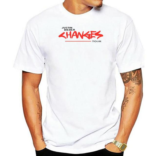 Justin Bieber Changes Tour t shirt White 1