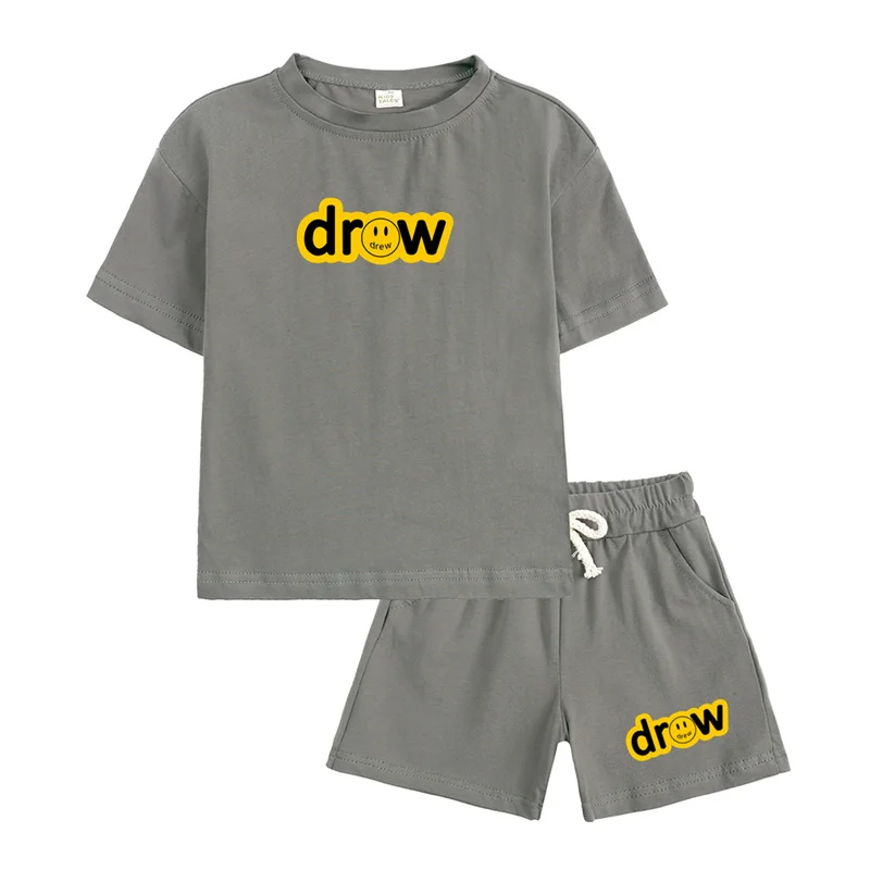 Drew Tracksuit Children's Short Sleeve Suit 1 Drew Tracksuit Children's Short Sleeve Suit 1