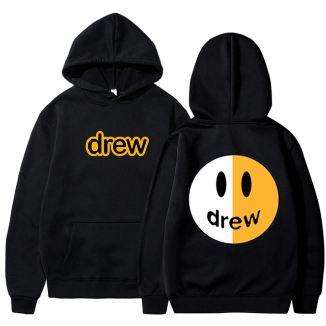 Drew House Justin Bieber Smiley Face Printed Hoodie 2