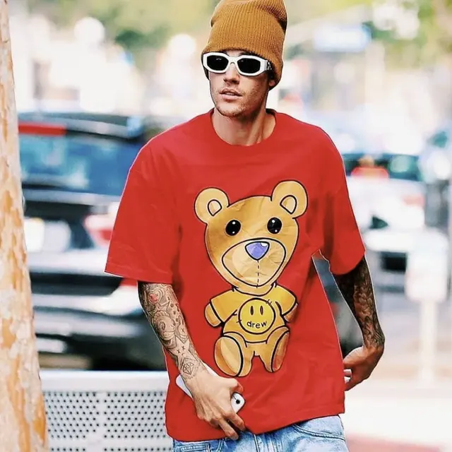Drew t shirt Bear Smiley Printed 1