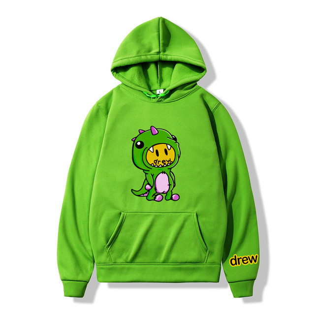 DREW House Justin Bieber Mint Green Dinosaur Hoodie 1