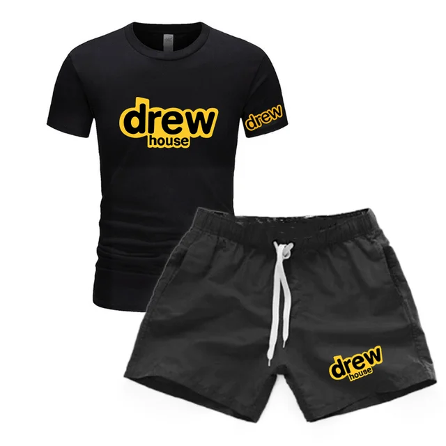 Drew House Justin Bieber t Shirts Shorts Suit 1