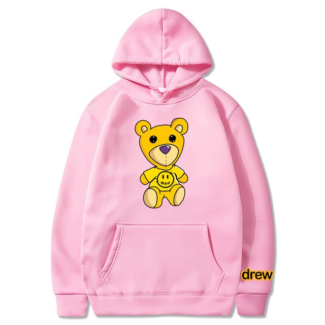 Drew House Justin Bieber Pink Sweatshirt Hoodie 1