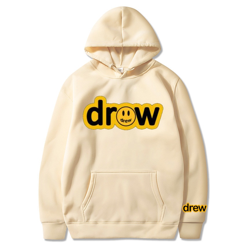 Justin Bieber Drew Printed Pocket Hoodie 1 Justin Bieber Drew Printed Pocket Hoodie 1