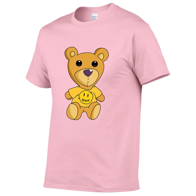 Justin Bieber Bear Smiley Printed Long t shirt 1