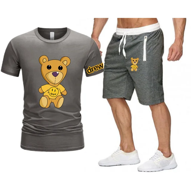 Drew Brand Tracksuit Bear Smiley Printed 1