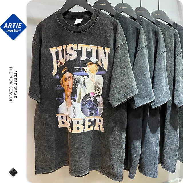 Justin Bieber Printed Oversize t shirt 1