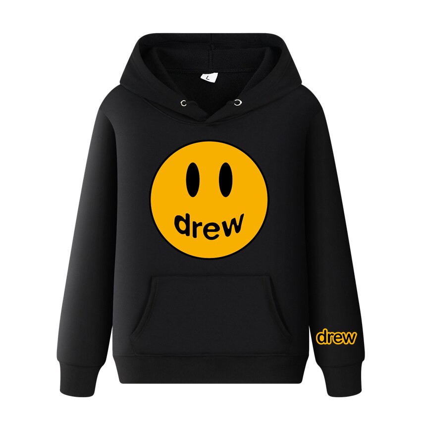 DREW Hoodie Justin Bieber Print smiley Pullover Sweatshirt 1 DREW Hoodie Justin Bieber Print smiley Pullover Sweatshirt 1
