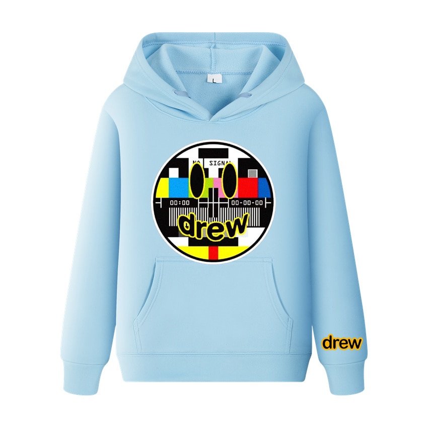 Justin Bieber Drew Printed Oversize Pocket Hooodie 1 Justin Bieber Drew Printed Oversize Pocket Hooodie 1